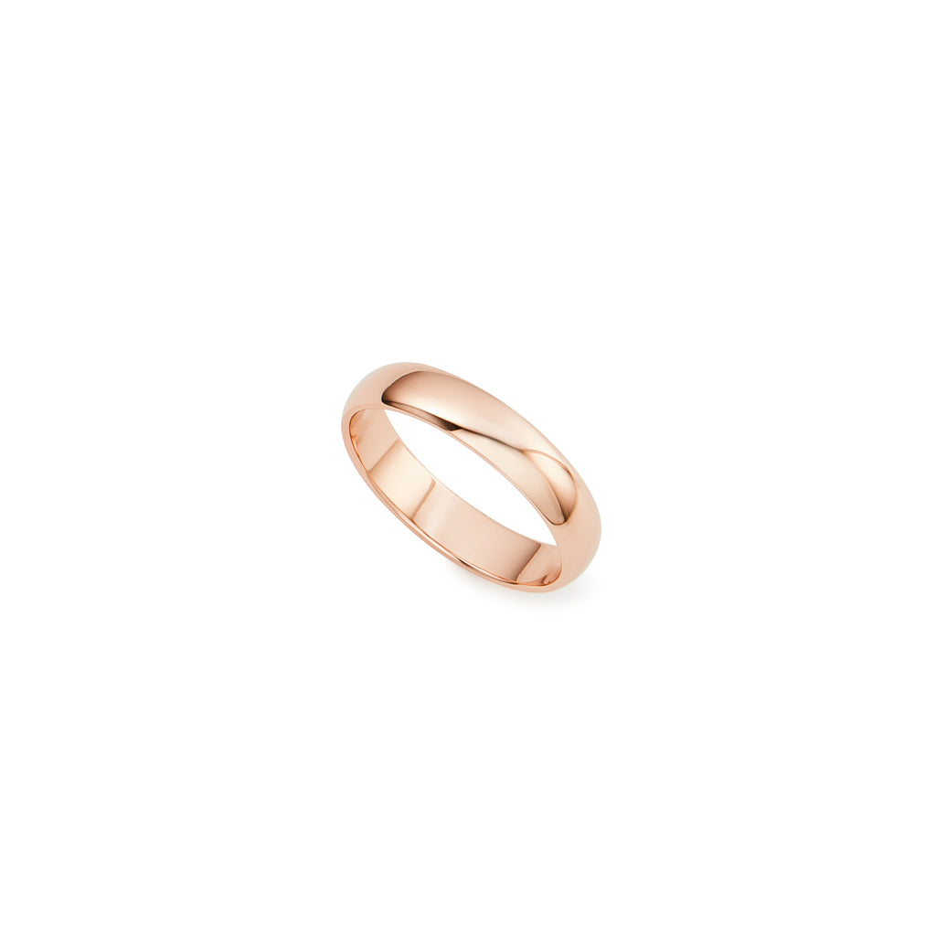 4.5mm regular fit wedding bands