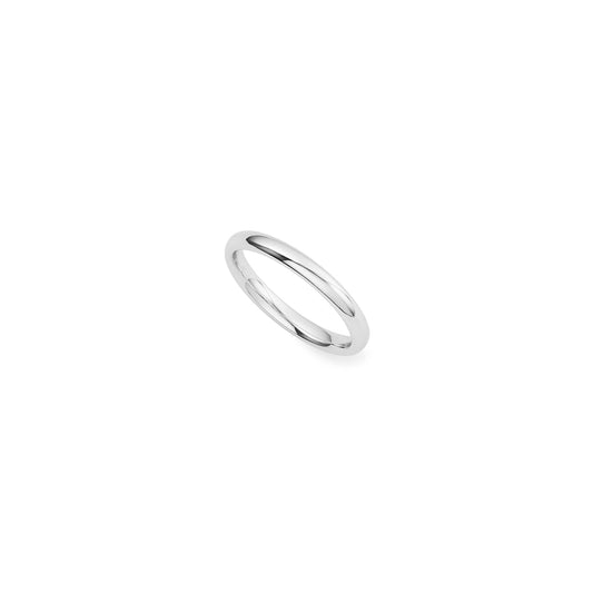 18k white gold wire ring