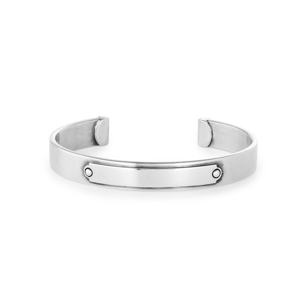 Silver plate overlay bangle