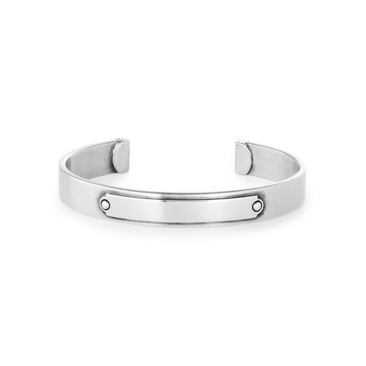 Silver plate overlay bangle