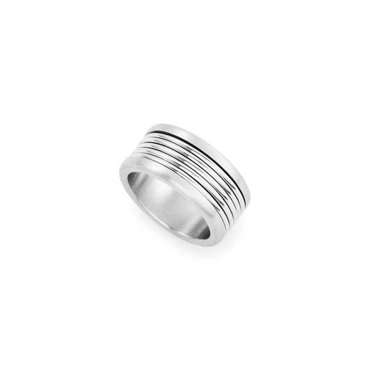 Silver orbital ring